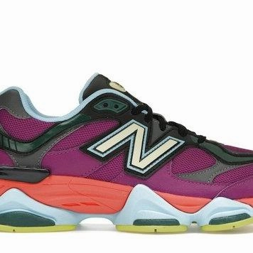 New Balance Men's 9060 Shoes - Purple Fuchsia / Blast Red / Washed Amber Kids' Black New Balance
