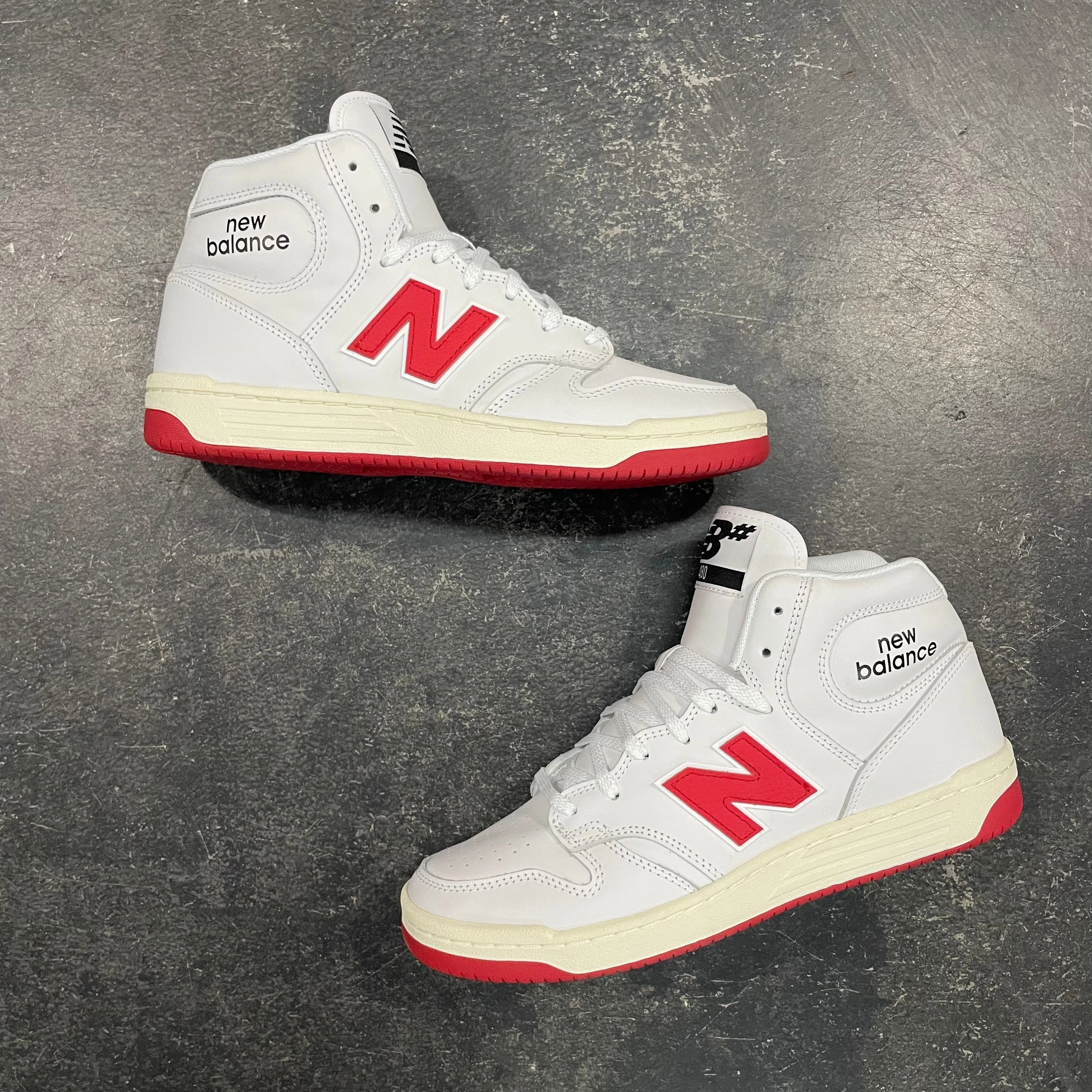 New Balance Dark Blue New Balance Numeric 480 High White/Red SALE