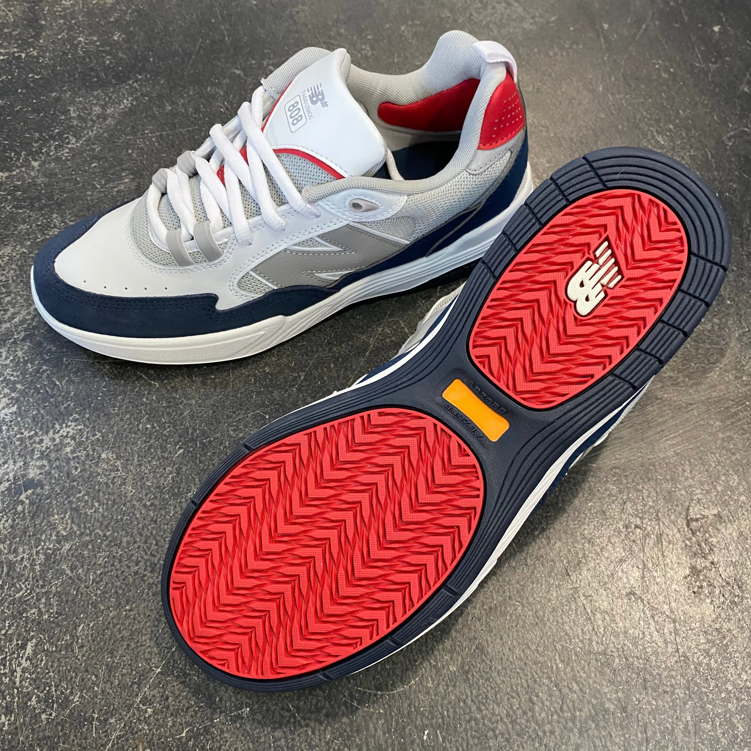 New Balance Size Chart Women's New Balance Numeric 808 Tiago White/Red/Blue SALE