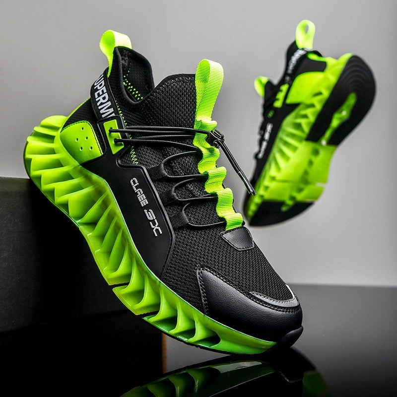 New Sports Youth Luminous Shock Absorption Travel Fitness Running Shoes Coolest Running Shoes