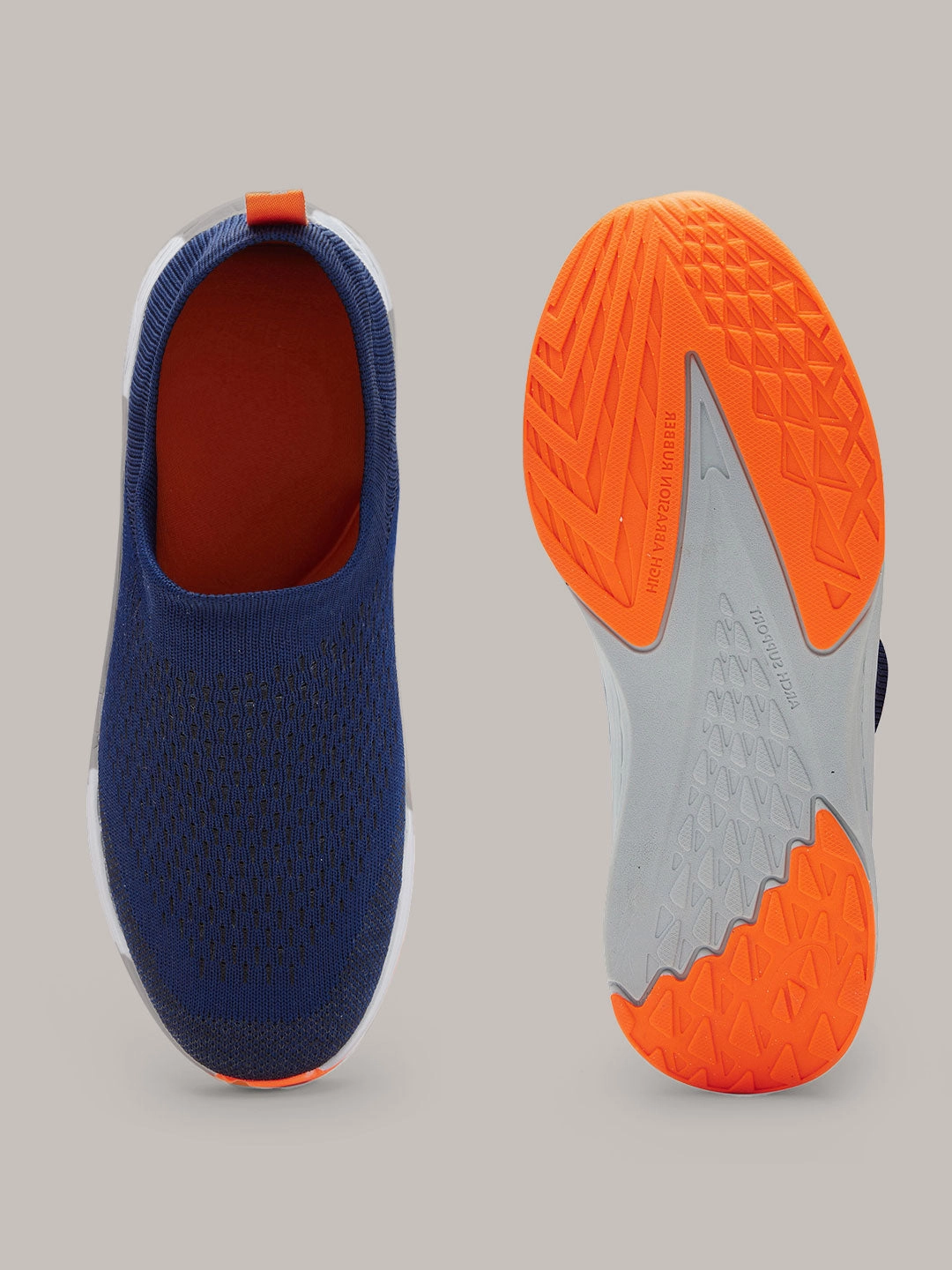 Roar For Good Navy Blue Slip on Shoes for Men | Soft Cushion Insole, Slip-Resistance, Dynamic Feet Support & Arch Support | Made from recycled PET bottles Low Price Casual Shoes Online