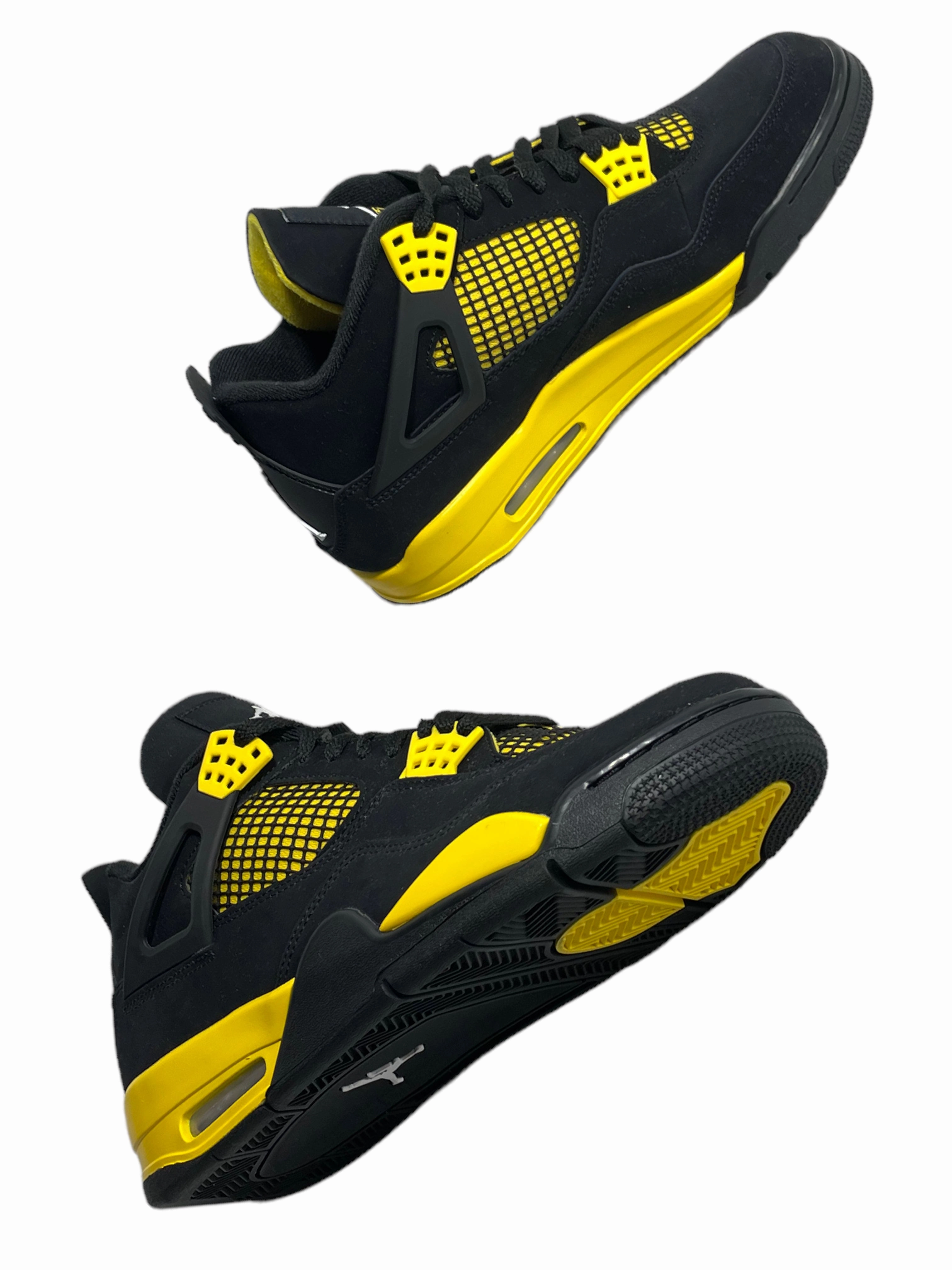 NIKE : AIR JORDAN 4 YELLOW THUNDER RETRO  : 44 Asics Shoes Sneakers
