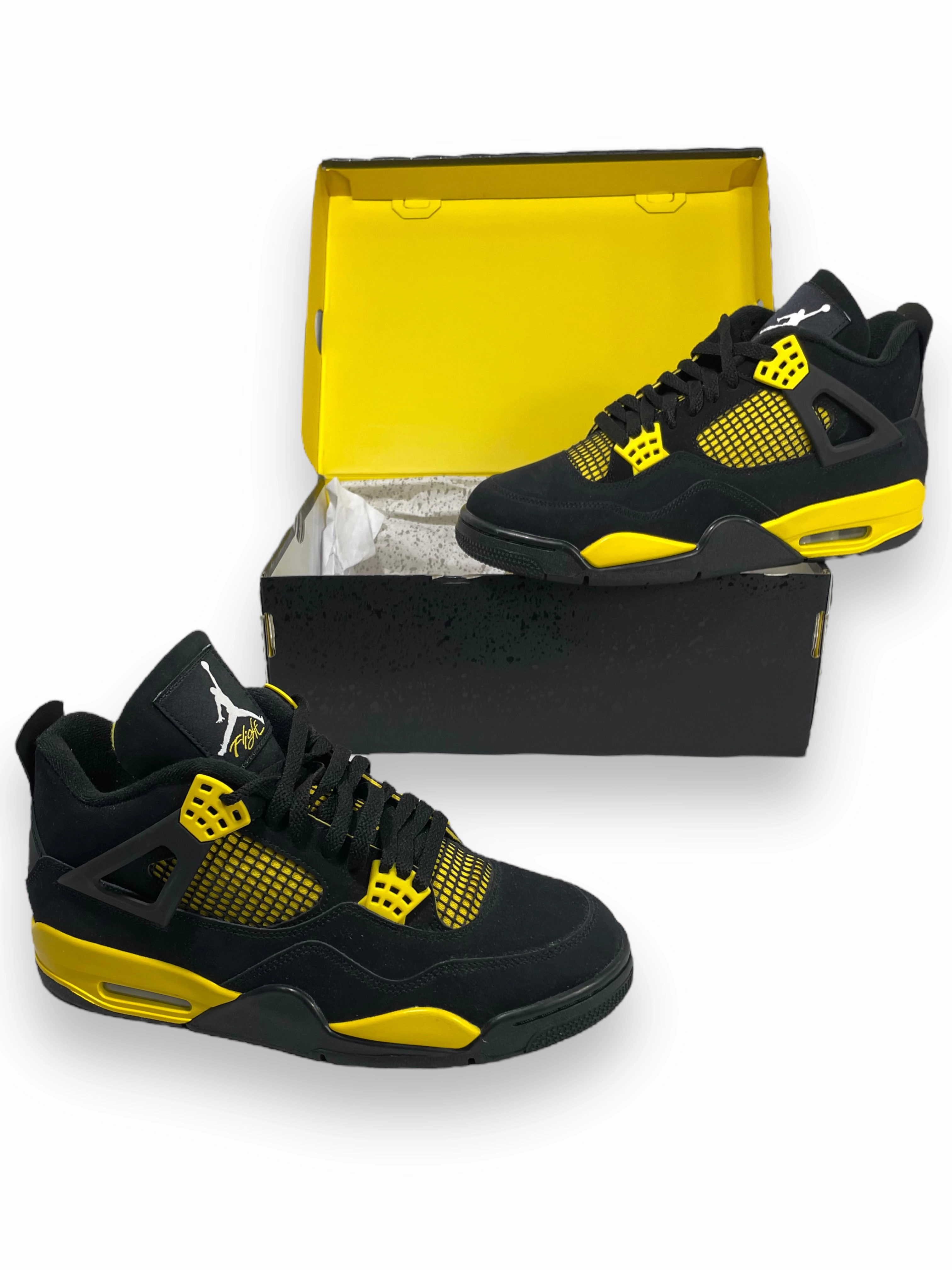 NIKE : AIR JORDAN 4 YELLOW THUNDER RETRO  : 44 Asics Shoes Wiki