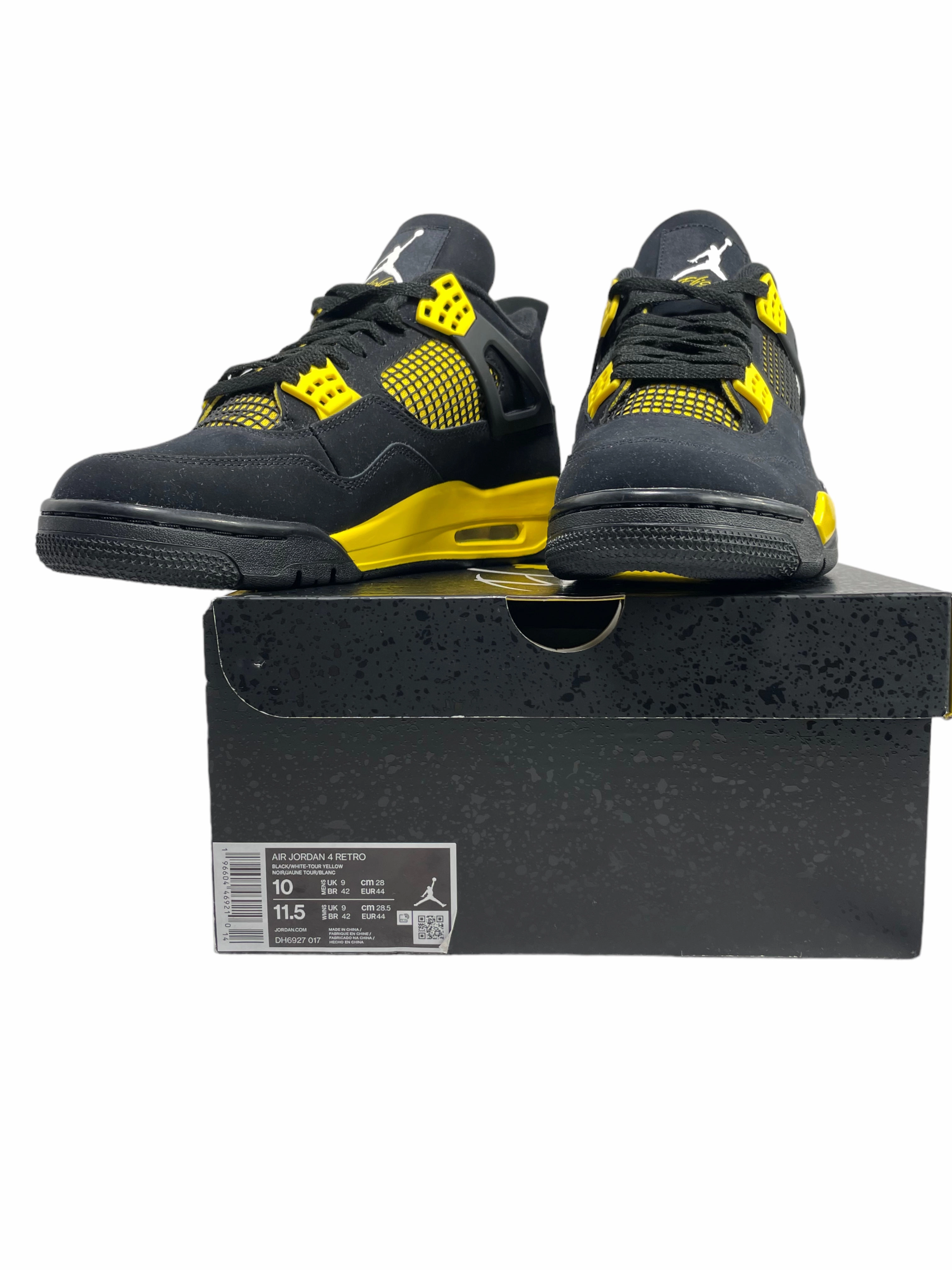NIKE : AIR JORDAN 4 YELLOW THUNDER RETRO  : 44 Asics Excite 9 Running Shoes