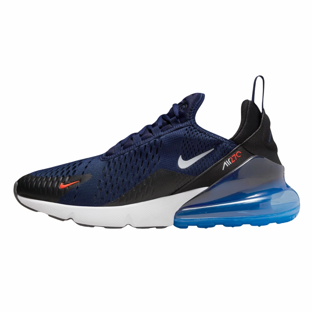 Nike - Men's Air Max 270 'Midnight Navy Bright Crimson' - Midnight Navy / White / Bright Crimson / Black Asics Gel-kayano 30 Running Shoes Review