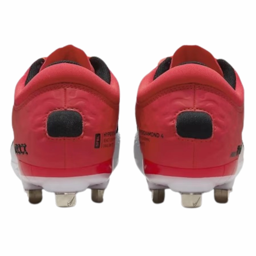 Nike - Women's Hyperdiamond 4 Elite 'University Red Black' - University Red / White / Volt / Black Best Asics Shoes For Wide Feet