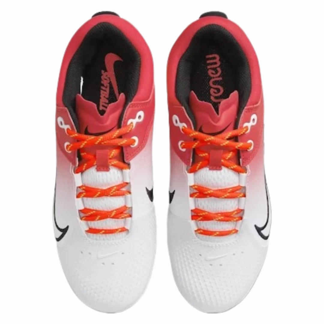 Colorful Asics Shoes Nike - Women's Hyperdiamond 4 Elite 'University Red Black' - University Red / White / Volt / Black