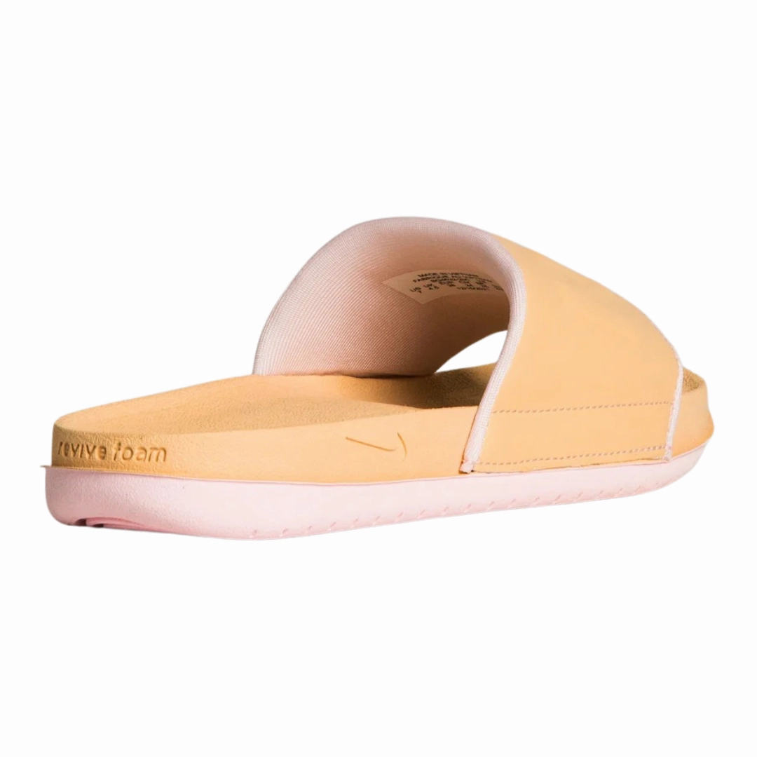 Nike - Women's Offcourt Slides Sandals White Onyx - Pink / Yellow Asics Novablast 2 Running Shoes