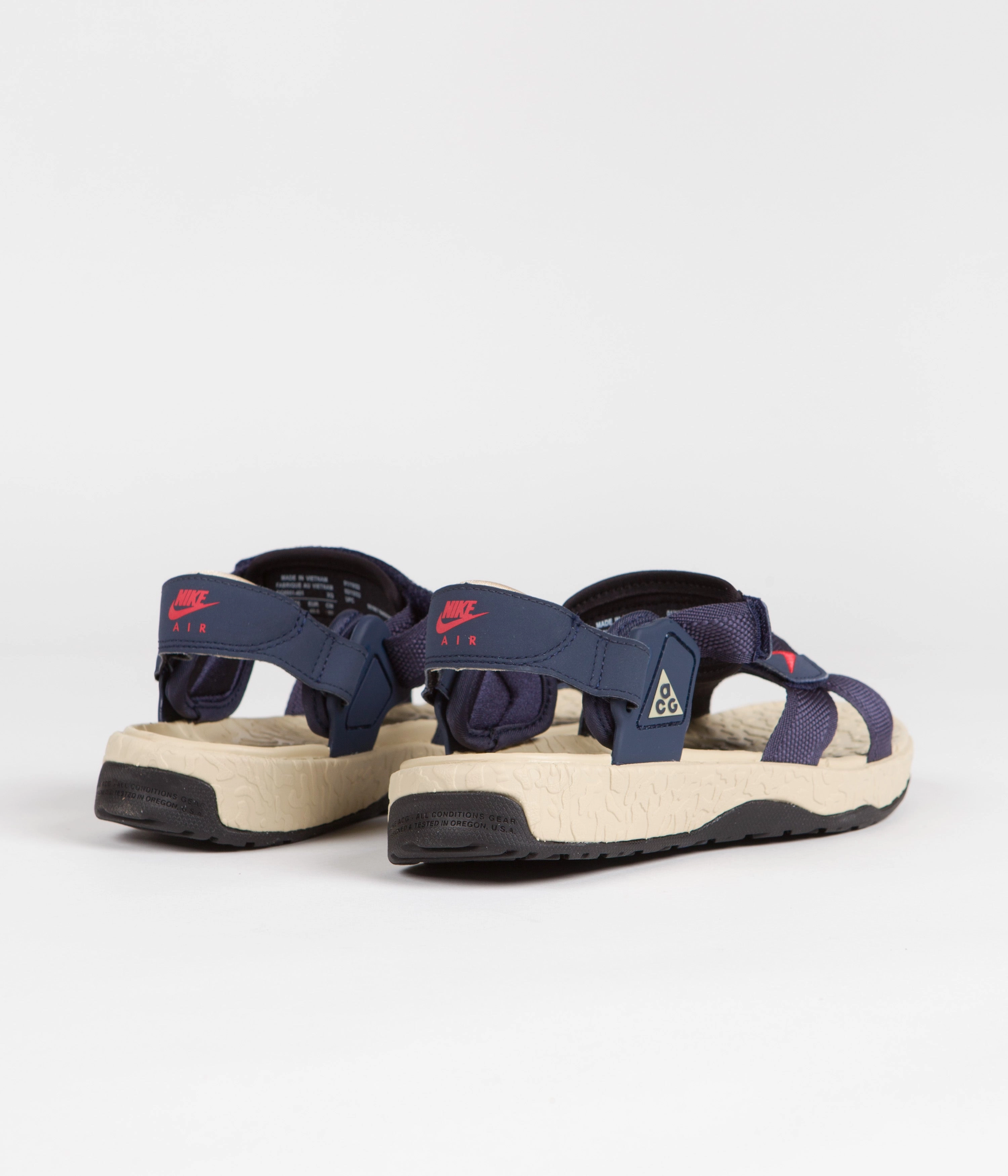 Nike ACG Air Deschutz  Sandals - Midnight Navy / Light Crimson - Thunder Blue Asics Gel Peake 2 Shoes