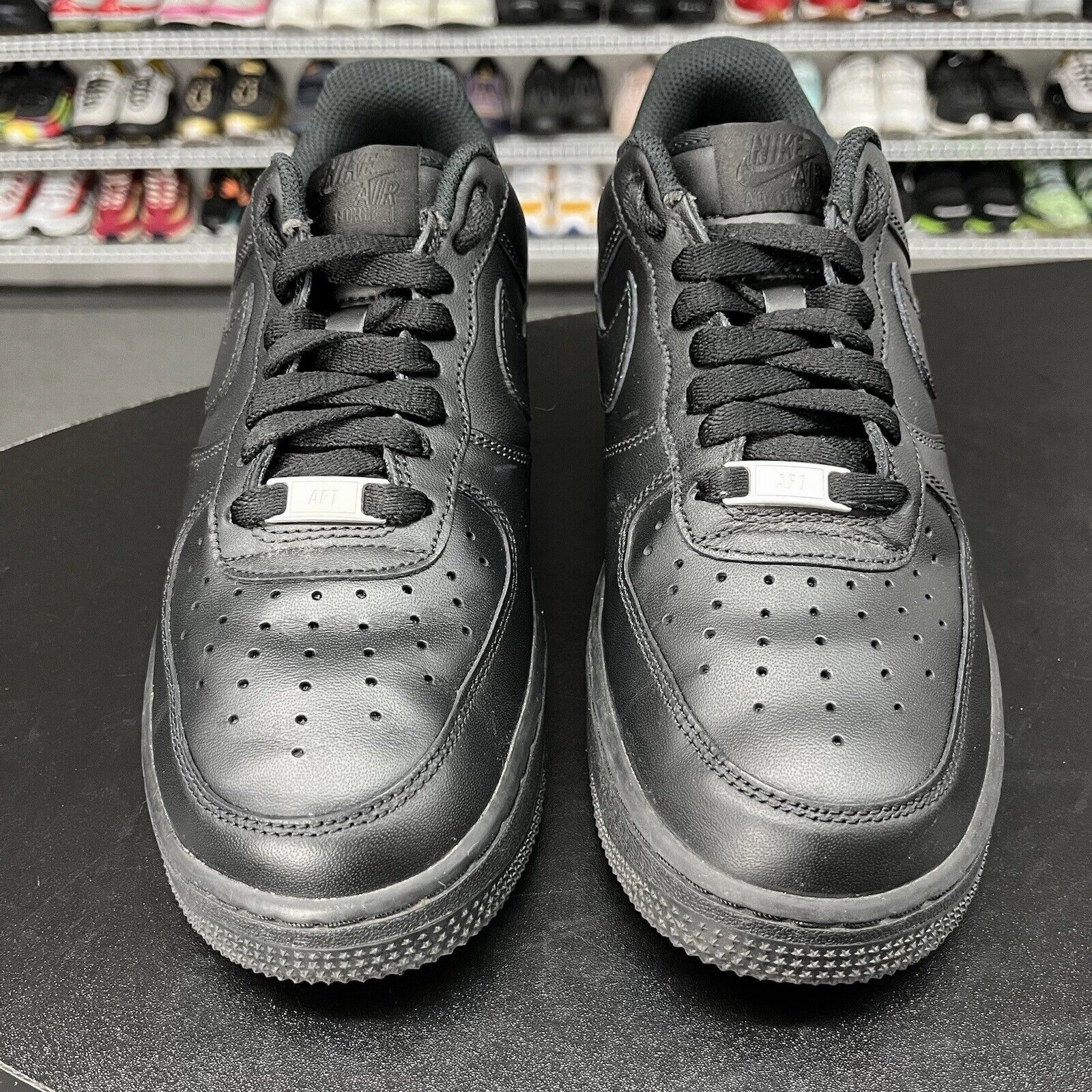 Best Asics Racing Shoes Nike Air Force 1 '07 Low Triple Black CW2288-001 Mens Size 8.5