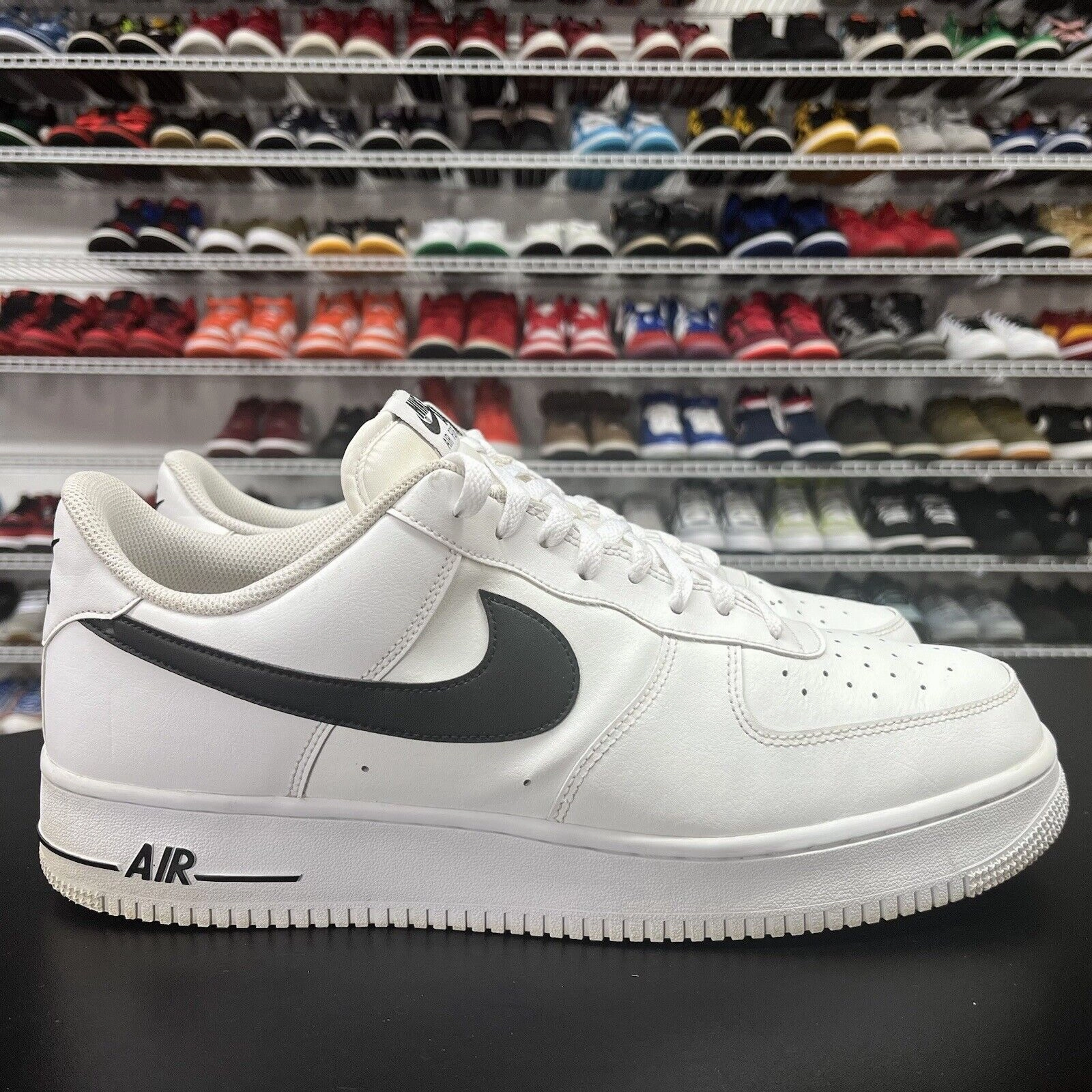 Nike Air Force 1 '07 Low White Black CJ0952-100 Men's Size 14 Missing An Insole Asics Wrestling Shoes Academy
