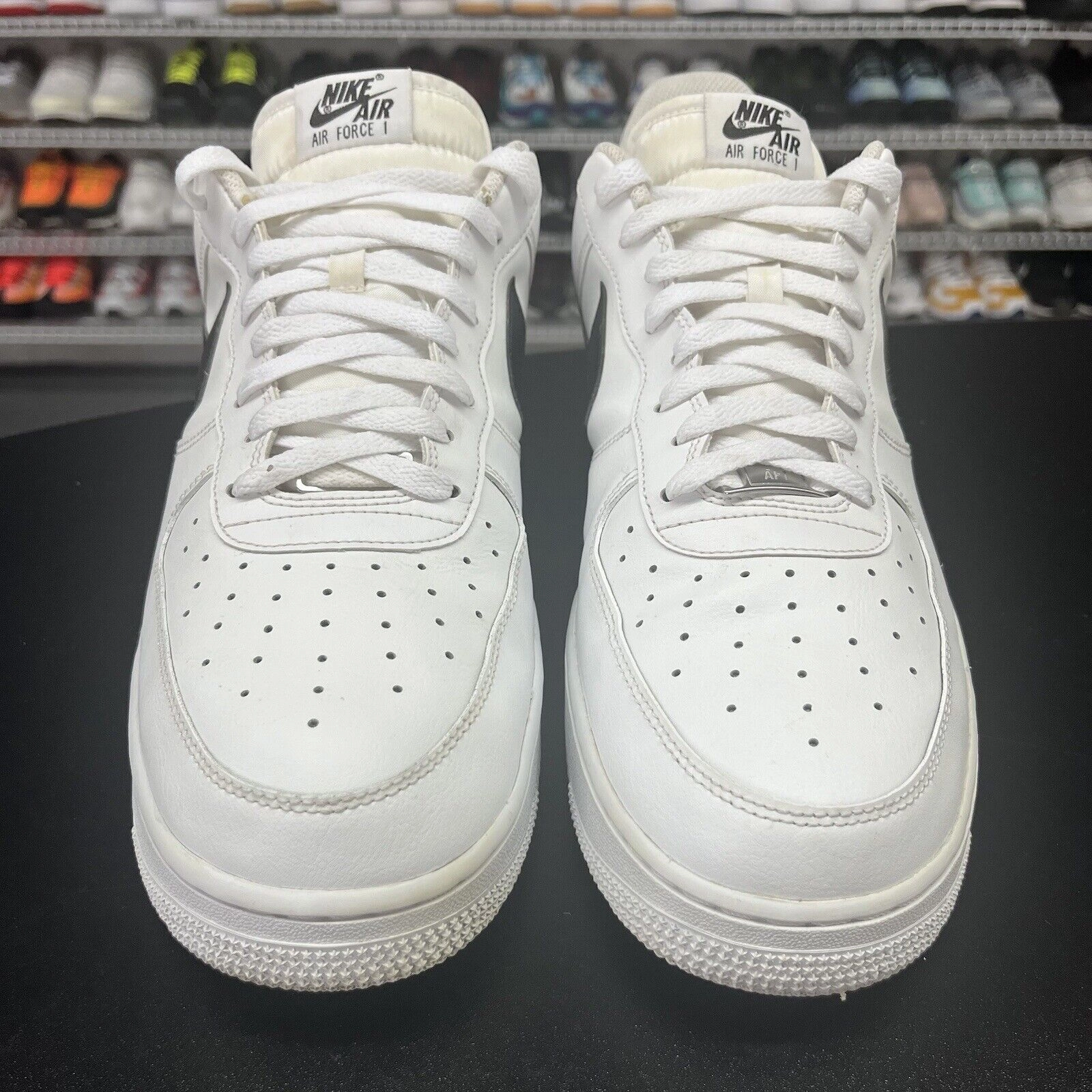 Nike Air Force 1 '07 Low White Black CJ0952-100 Men's Size 14 Missing An Insole Asics Shoes With Jeans