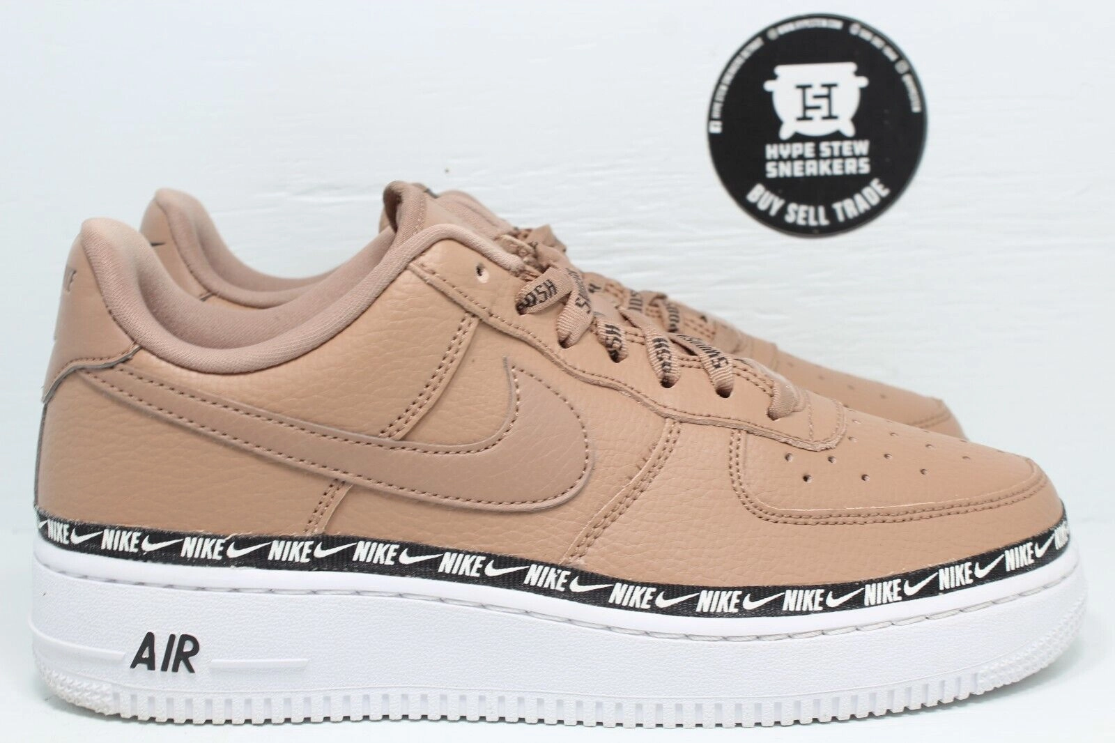 Nike Air Force 1 Low Ribbon Pack Desert Dust (W) Size 8.5 AH6827-201 Asics Matblazer Wrestling Shoes