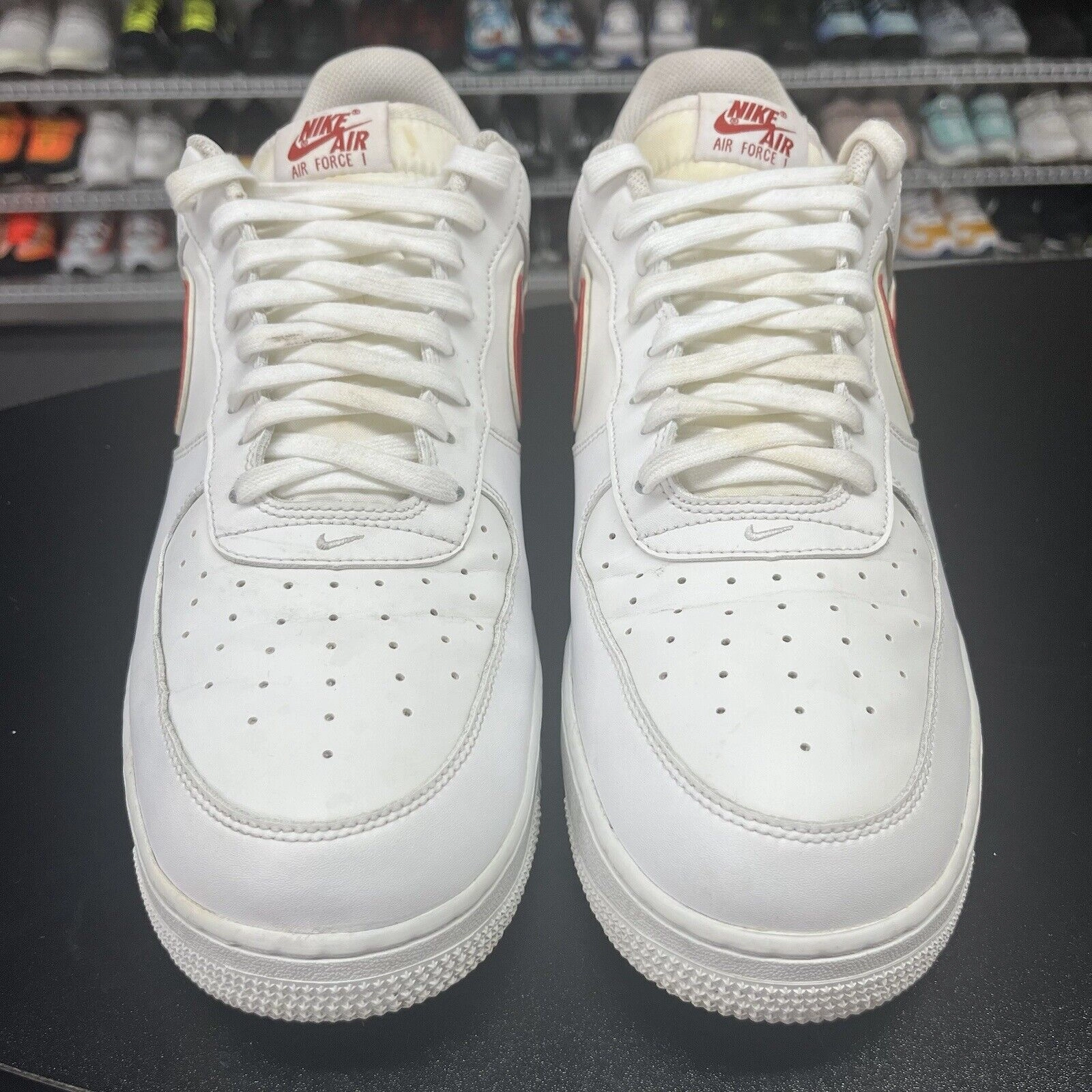Nike Air Force 1 Low White Gym Red AO2423 102 Men's Size 14 Missing An Insole Promo Code For Asics Shoes