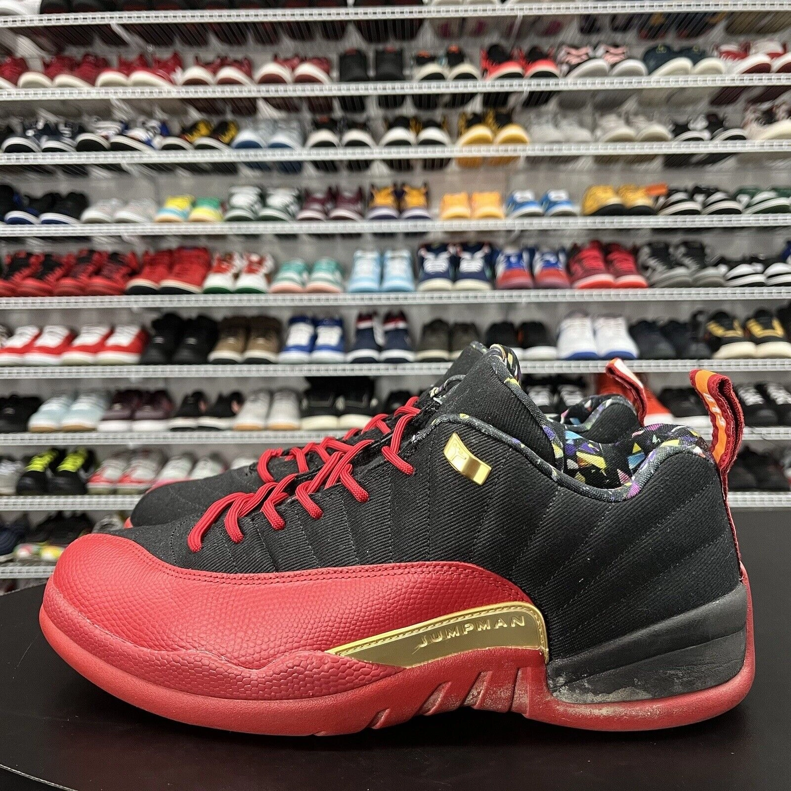 Nike Air Jordan 12 Low SE Super Bowl LV DC1059-001 Men's Size 13 No Insoles Discontinued Asics Running Shoes