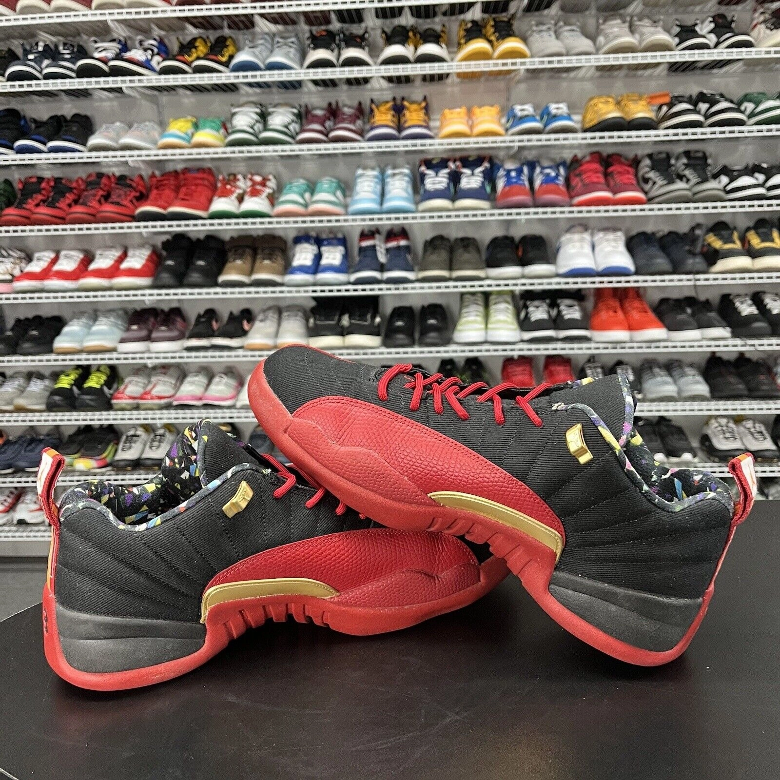 Asics Gel-flux 3 Running Shoe Nike Air Jordan 12 Low SE Super Bowl LV DC1059-001 Men's Size 13 No Insoles