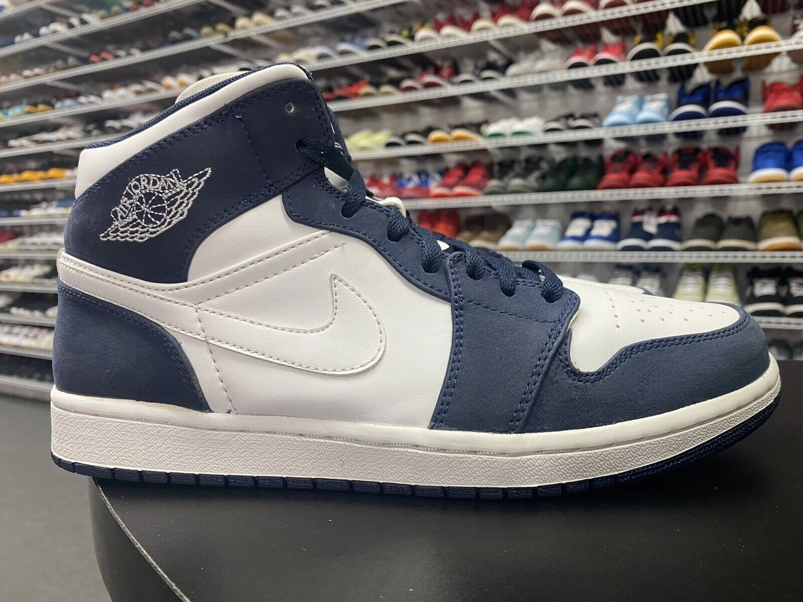 Nike Air Jordan 1 Phat Obsidian Navy Blue 364770-104 Size 10.5 Asics Training Shoe