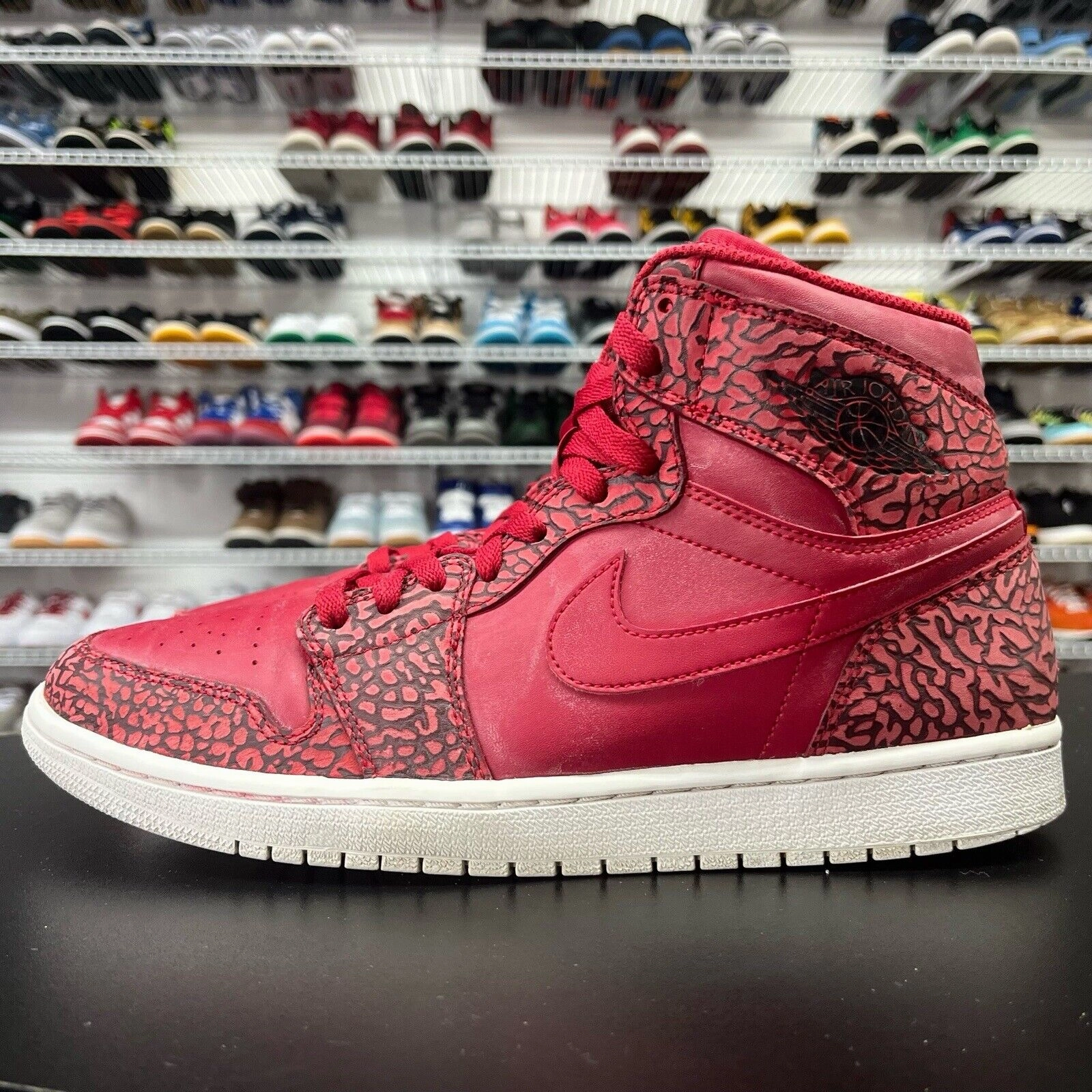 Nike Air Jordan 1 Retro Hi Men's Size 11 US Red Elephant Athletic Shoe 839115-600 Asics 2e Shoes
