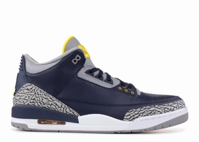 Asics Casual Shoes Nike Air Jordan 3 Retro Michigan PE Men Shoes Sale Size US 7-13