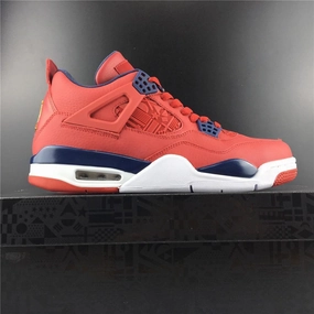 Nike Air Jordan 4 Retro FIBA Gym Red Men Shoes Sale Size US 7-13 Asics Gel-rocket 12 Volleyball Shoes