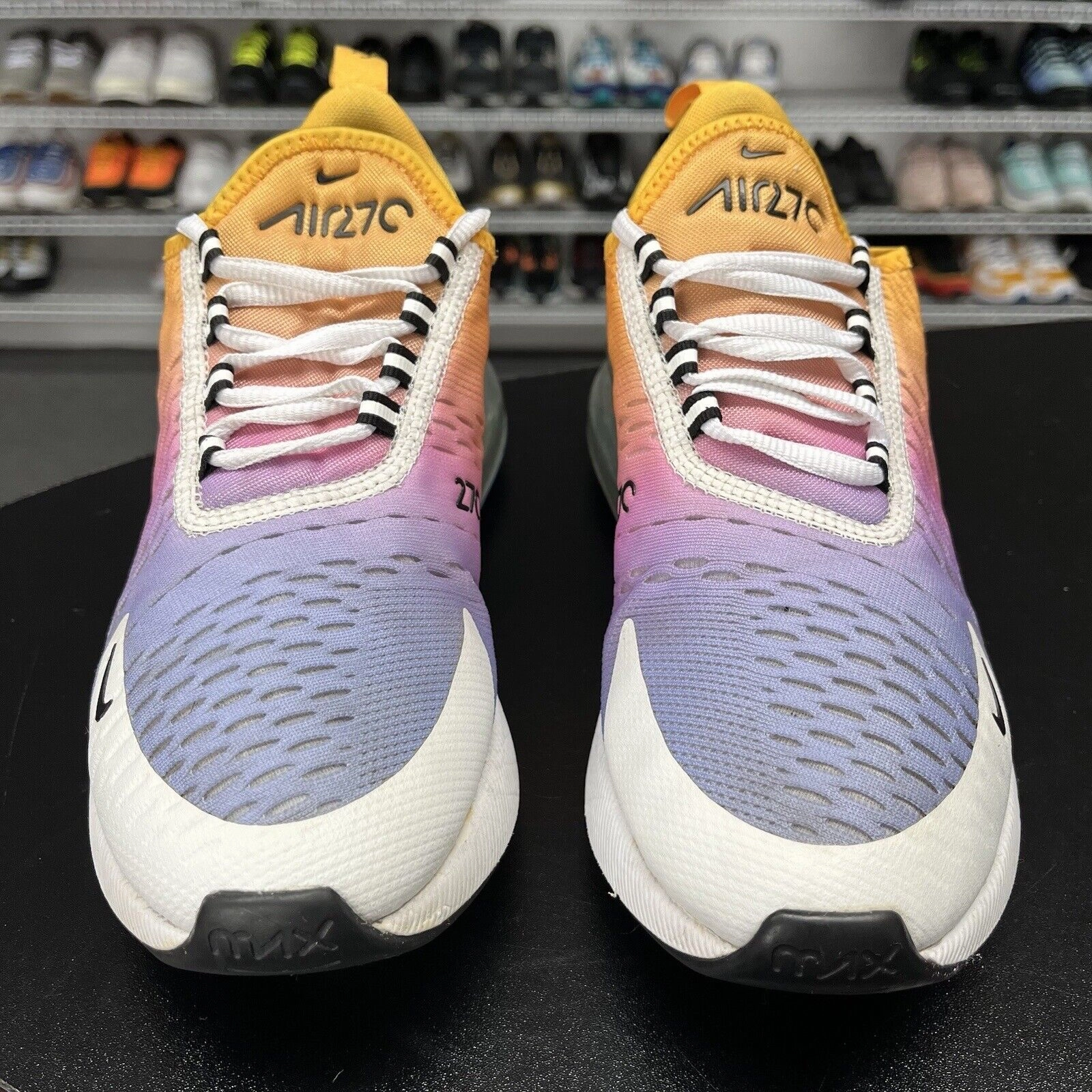 Asics Shoe Store Nike Air Max 270 University Gold 2019 AH6789-702 Size 7.5