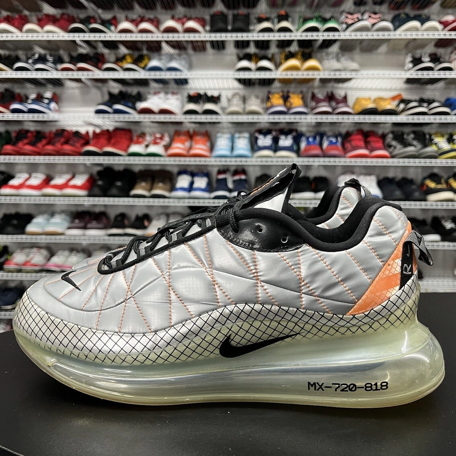 Asics Marathon Race Shoes Nike Air Max 720-818 Metallic Silver BV5841-001 Men's Size 13