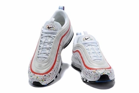 Asics Ankle Support Running Shoes Nike Air Max 97 White Red Shoes Sale Men Size US 7, 8, 8.5, 9, 10, 11