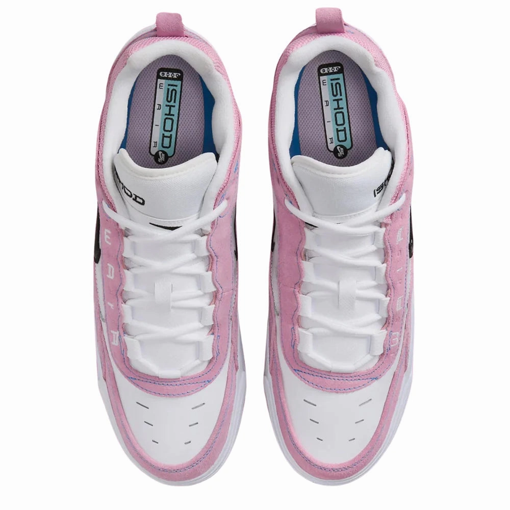 NIKE AIR MAX ISHOD PINK FOAM BLACK WHITE LT PHOTO BLUE Good Asic Running Shoes