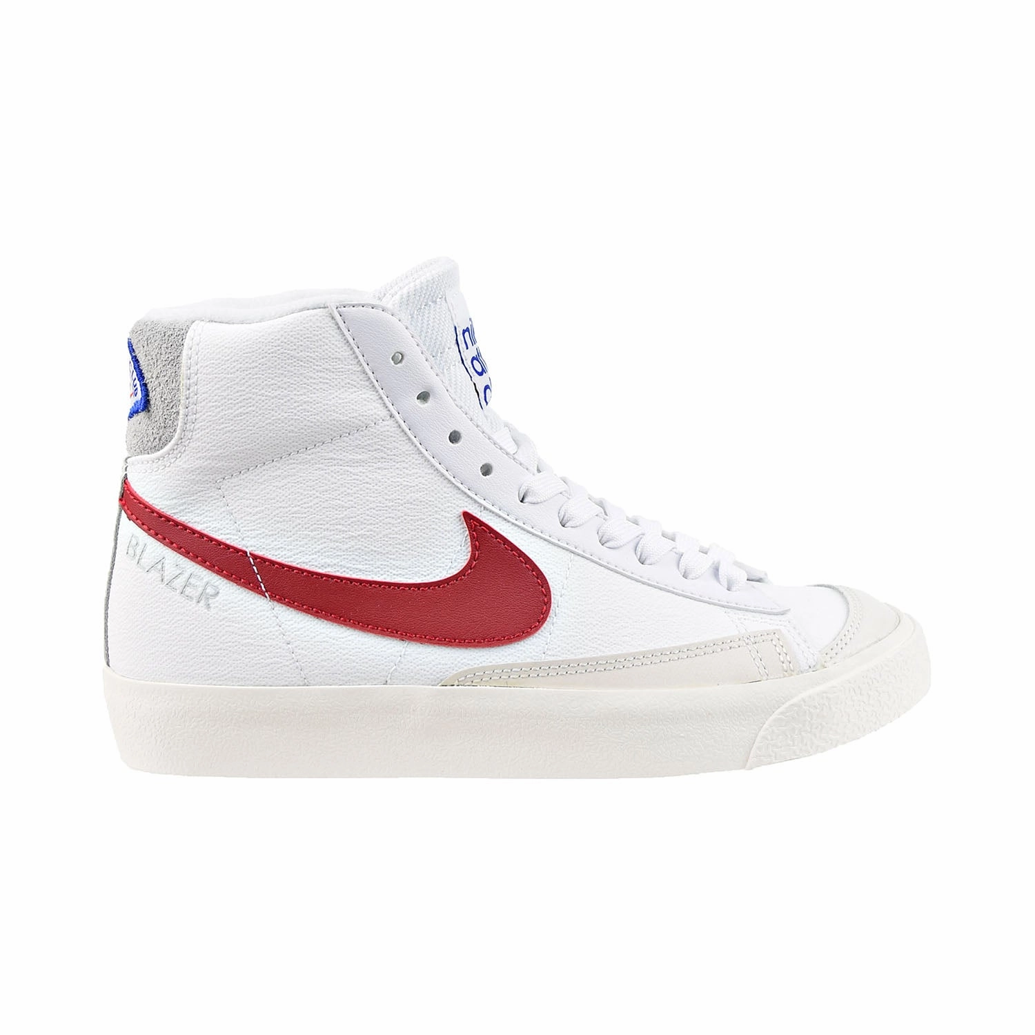 Nike Blazer Mid '77 SE (GS) Big Kids' Shoes White-Gym Red-Light Smoke Grey Carbon Plate Asics