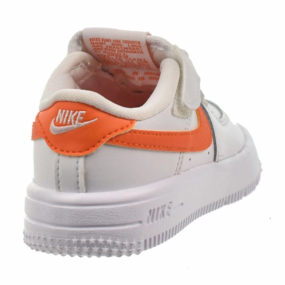 Cheapest Asics Running Shoes Online Nike Force 1 Low EasyOn Toddlers' Shoes White/Safety Orange fn0236-113