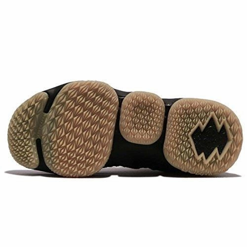 Plantar Fasciitis Shoes Asics Nike Kid's Lebron XV GS, Black/Black/Gum, Youth Size 5