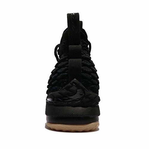 Nike Kid's Lebron XV GS, Black/Black/Gum, Youth Size 5 Sean Wotherspoon Shoes Asics