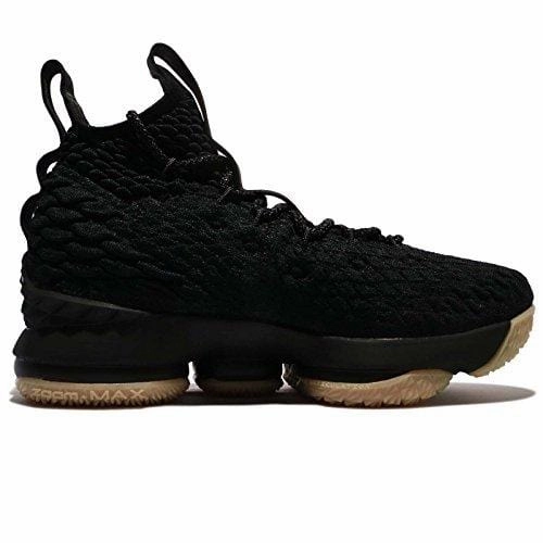 Buy Asics Running Shoes Nike Kid's Lebron XV GS, Black/Black/Gum, Youth Size 5