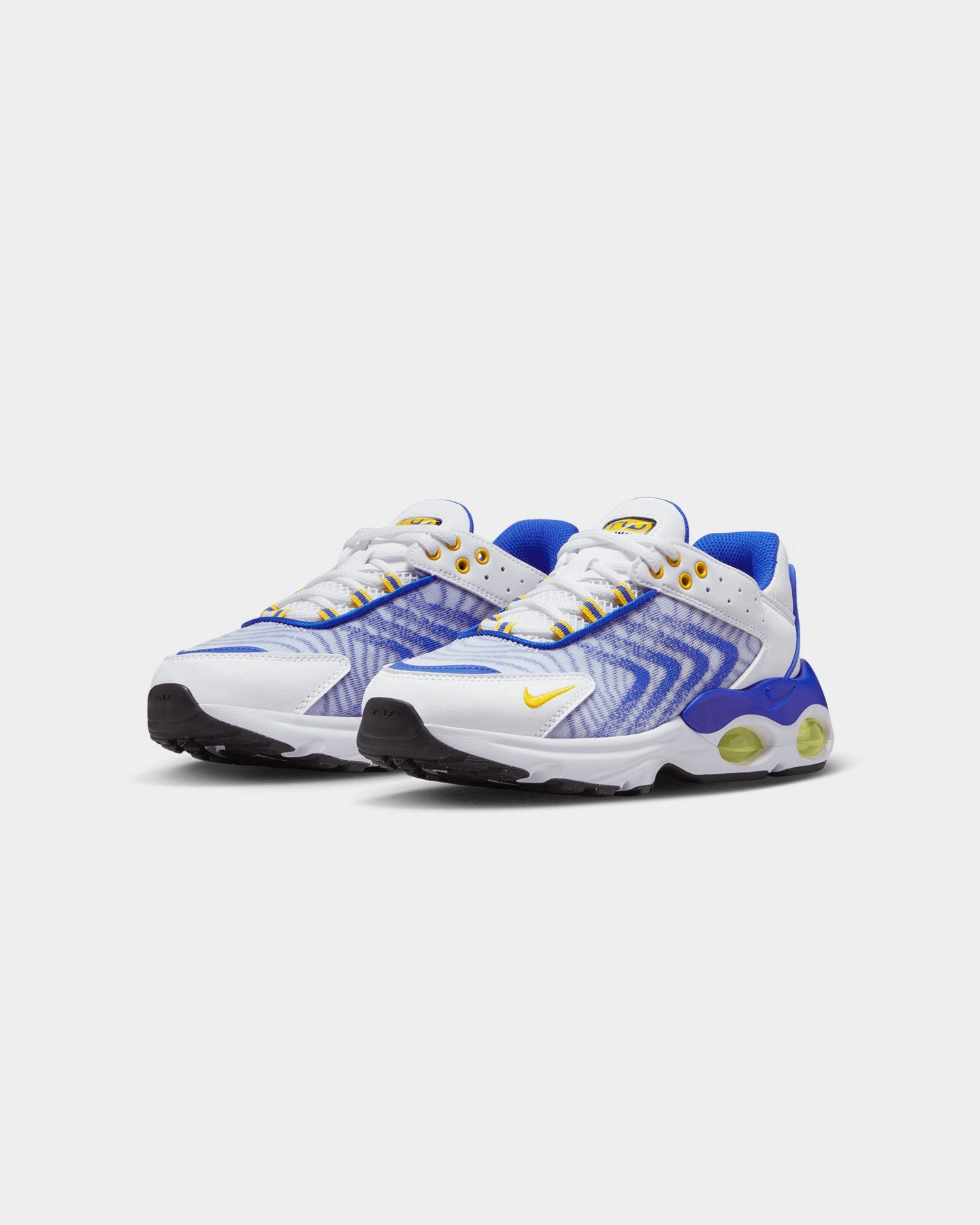 Asics Shoe Technology Nike Kids' Air Max TW (GS) "Racer Blue" White/Speed Yellow/Blue
