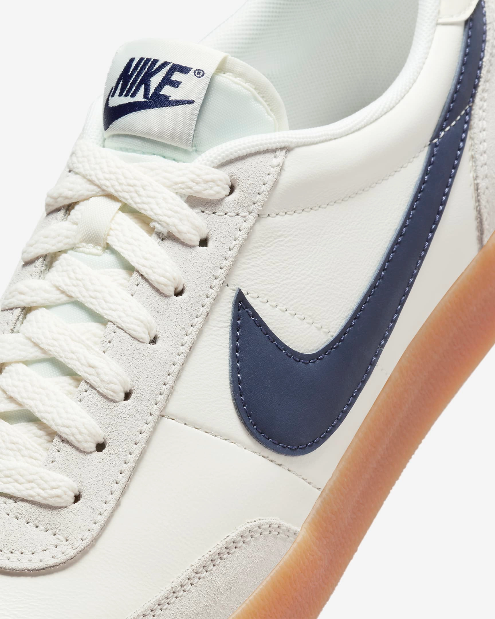 Nike Killshot 2 Leather 432997-107 Sail/Midnight Navy-Gum Yellow (In Store Pickup Only) Eilish Mccolgan Asics Shoes