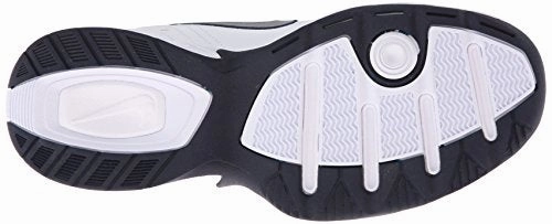 Asics Pronation Control Shoes Nike Men's NIKE AIR MONARCH IV (4E) RUNNING SHOES -10;   White / Metallic Silver-Midnight Navy