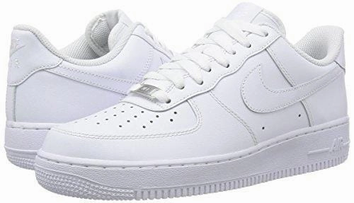 Nike Mens Air Force 1 Low 07 Basketball Shoe White/White 11 Asic Shoes For Supination