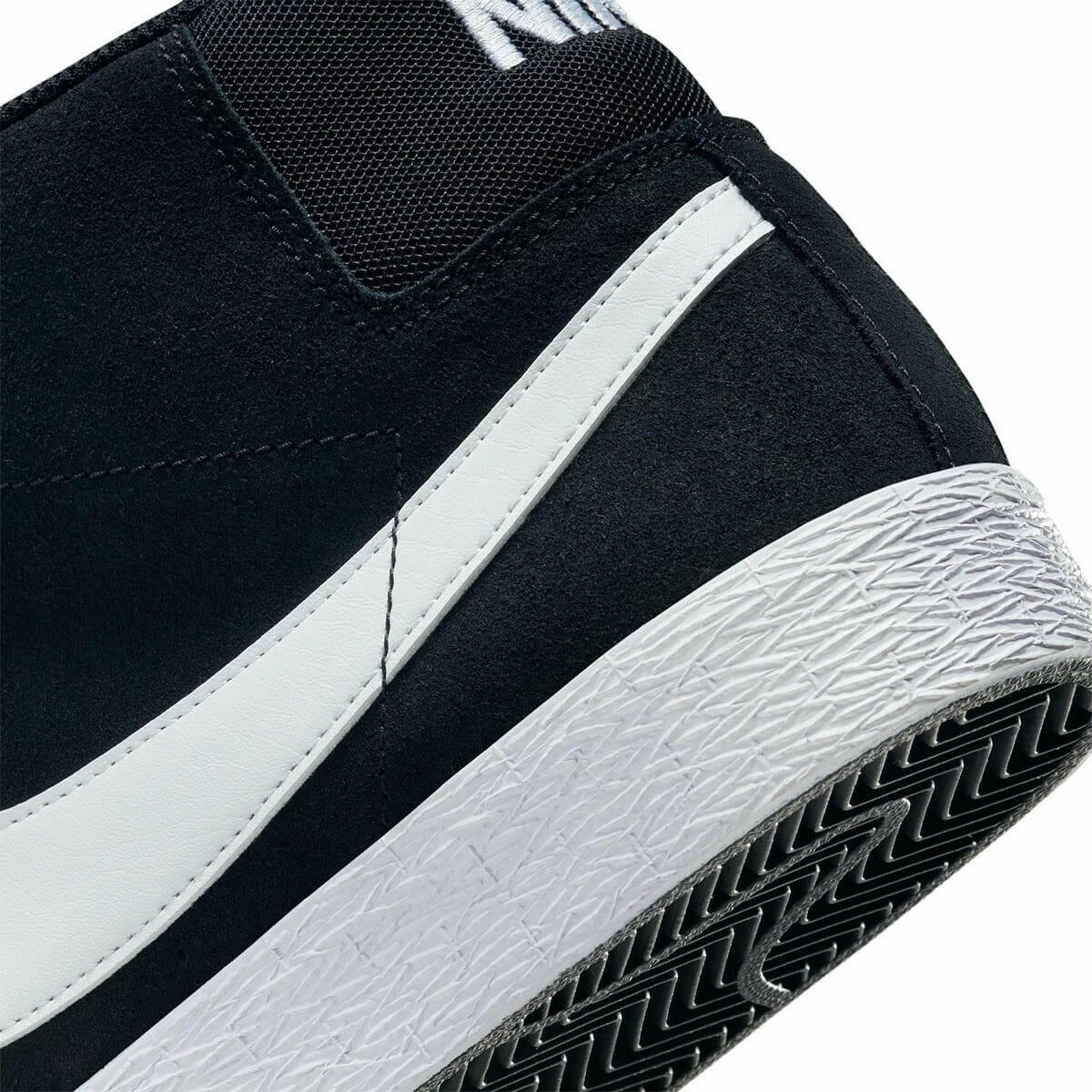Nike SB - Blazer Mid Shoes Black/White-White-White Best Asics Shoes For Working Out