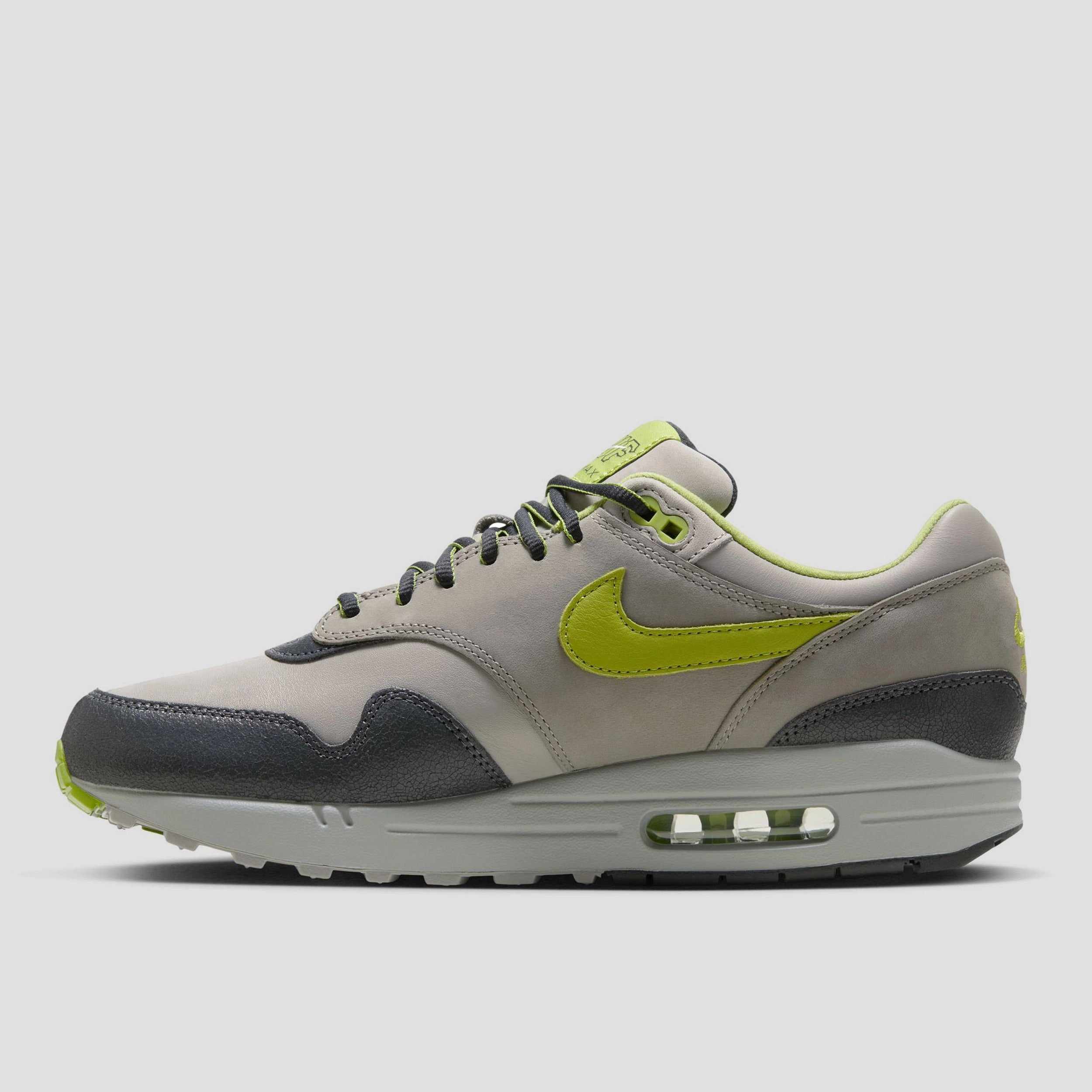 Nike SB Air Max 1 X HUF Shoes Anthracite / Pear / Medium Grey / Flat Pewter Asics Shoes For Runners