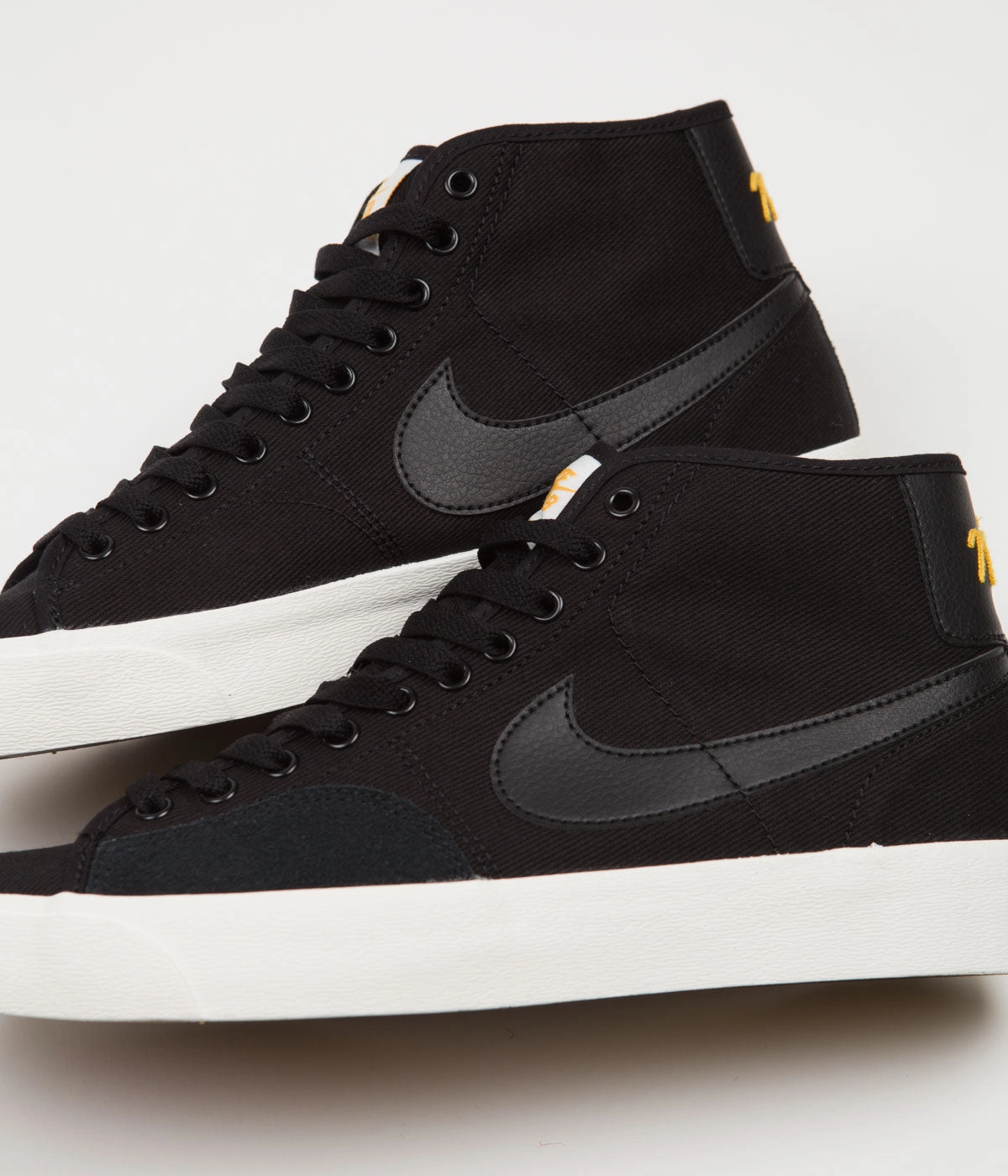 Asic Running Shoes Sale Nike SB Blazer Court Mid Premium Shoes - Black / Black - Black - Sail