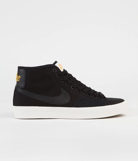 Nike SB Blazer Court Mid Premium Shoes - Black / Black - Black - Sail Asics Gel Kayano Trainer Retro Running Shoe