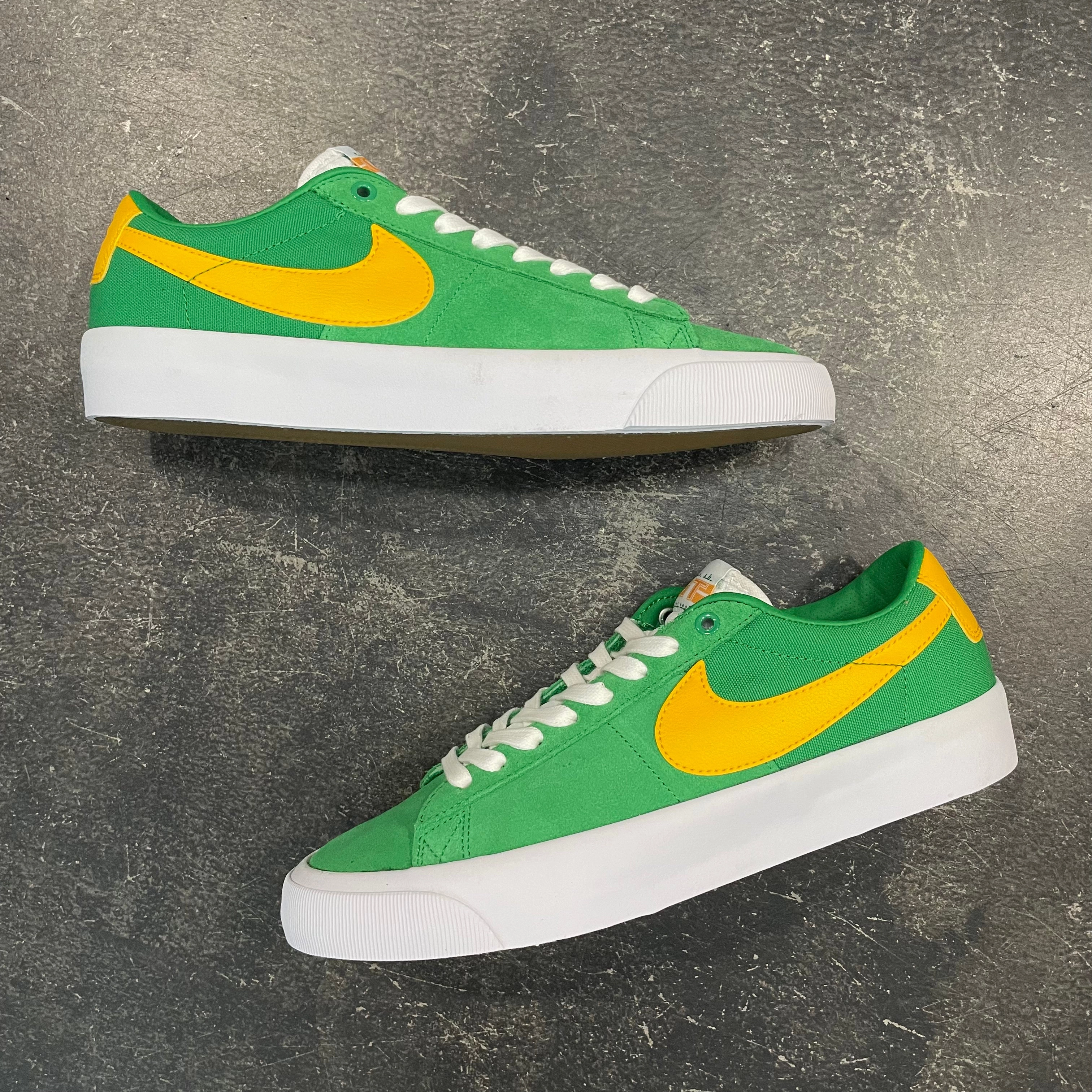 Asics Novak Djokovic Shoes Nike SB Blazer Low GT Lucky Green/University Gold SALE