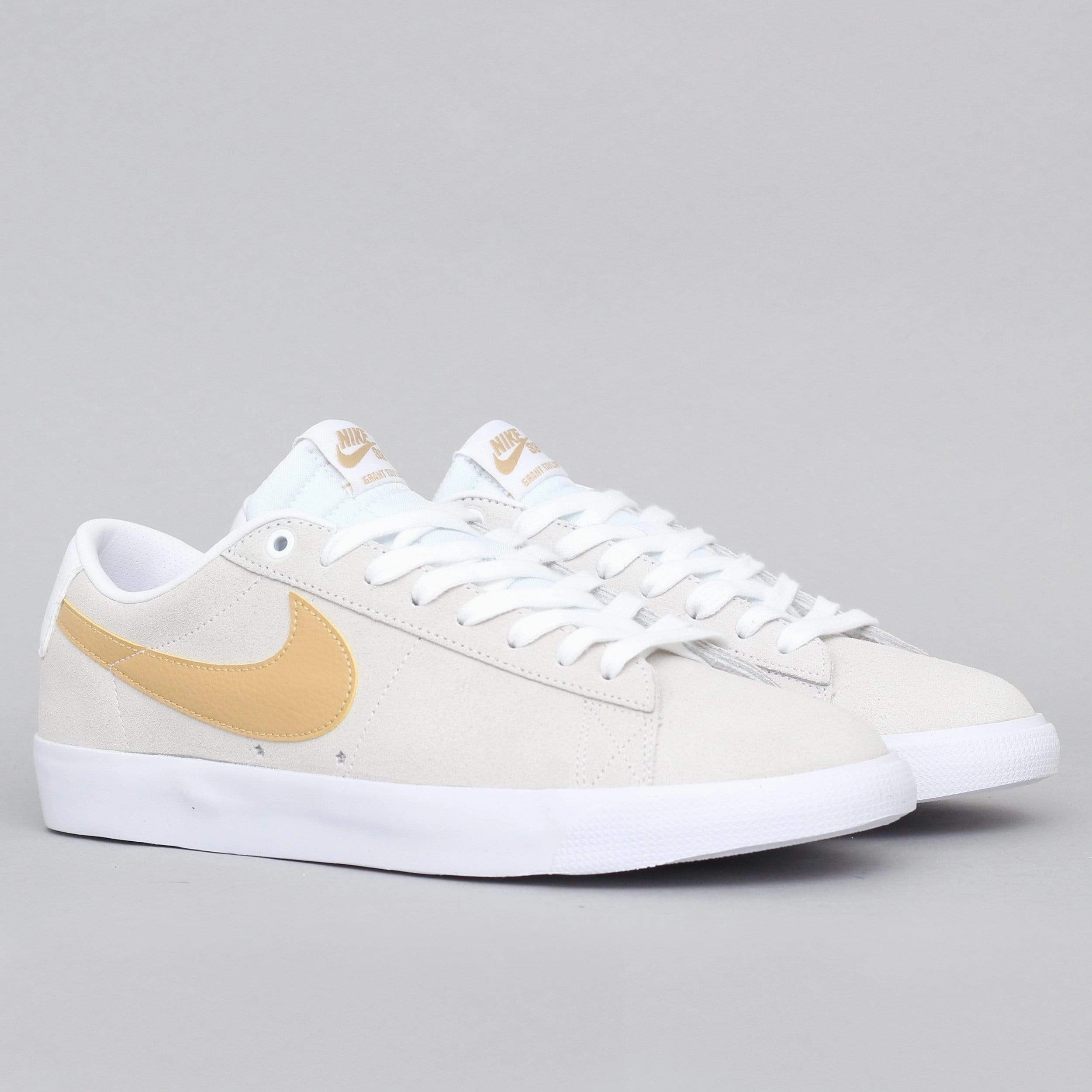 Nike SB Blazer Low GT Shoes White / Club Gold - White - Light Thistle Run Shoes Asics