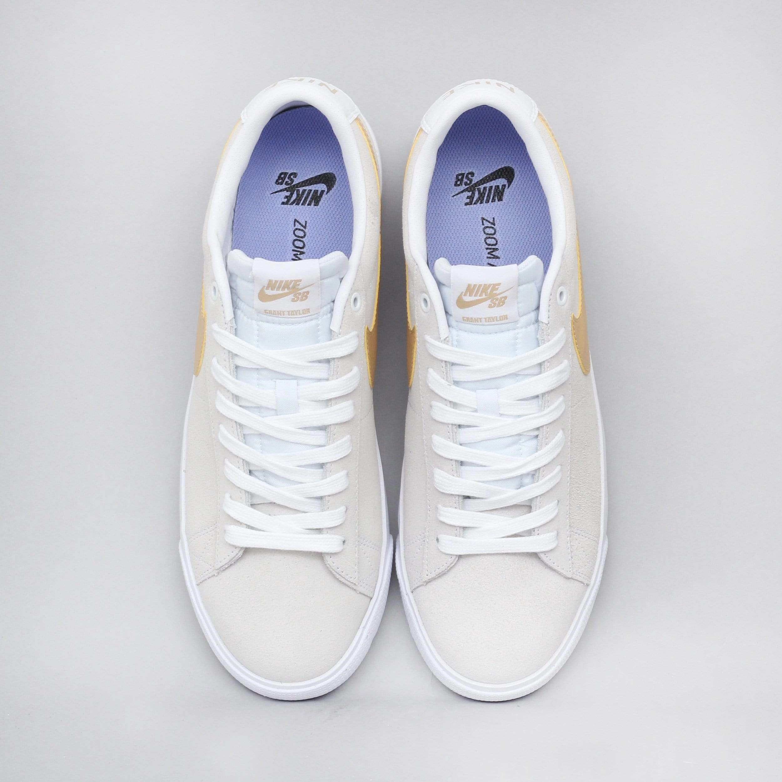 Nike SB Blazer Low GT Shoes White / Club Gold - White - Light Thistle Asics Gt 2000 Gore Tex Waterproof Running Shoes