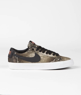 Asics Shoes Vietnam Nike SB Blazer Low Pro GT Premium Shoes - Black / Safety Orange - Black - Photon Dust