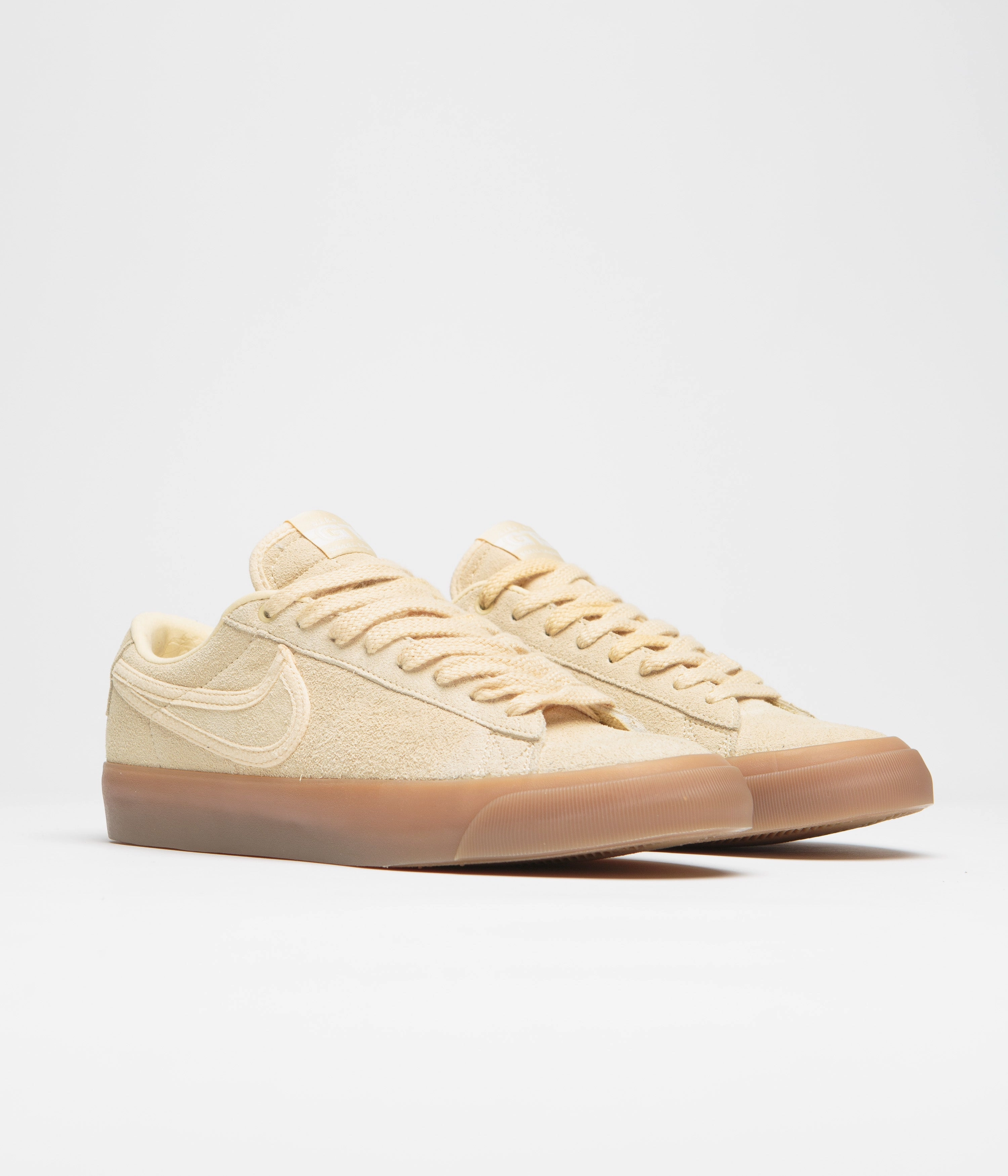 Asics Outdoor Volleyball Shoes Nike SB Blazer Low Pro GT Premium Shoes - Pale Vanilla / Pale Vanilla - Pale Vanilla