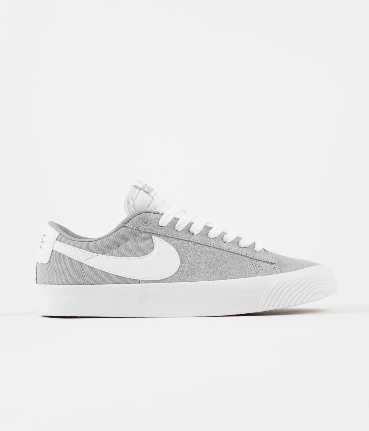Asics Zebra Shoes Nike SB Blazer Low Pro GT Shoes - Wolf Grey / White - Wolf Grey - White