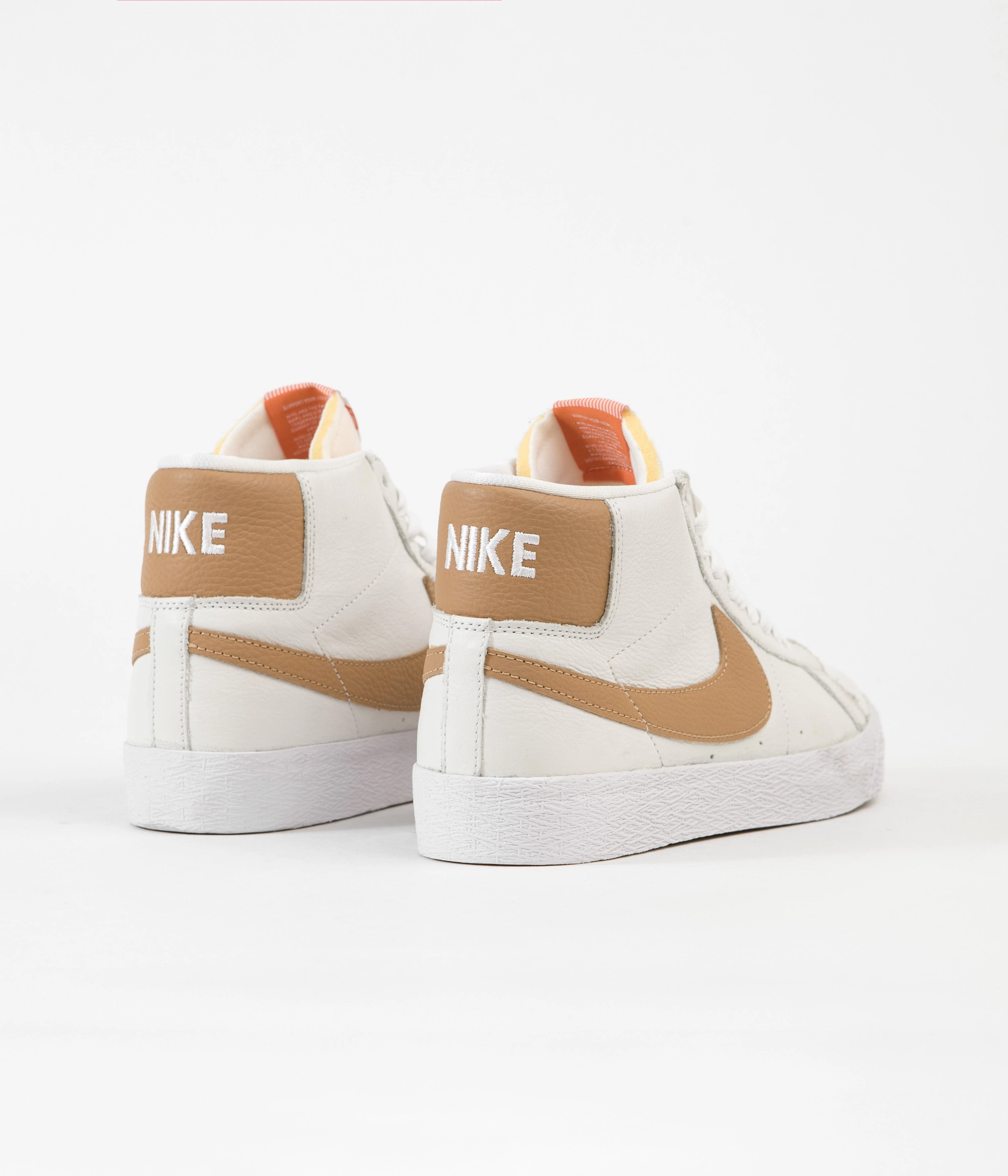 Asics Dynaflyte 2 Running Shoes Nike SB Blazer Mid Orange Label Shoes - White / Light Cognac - White - White