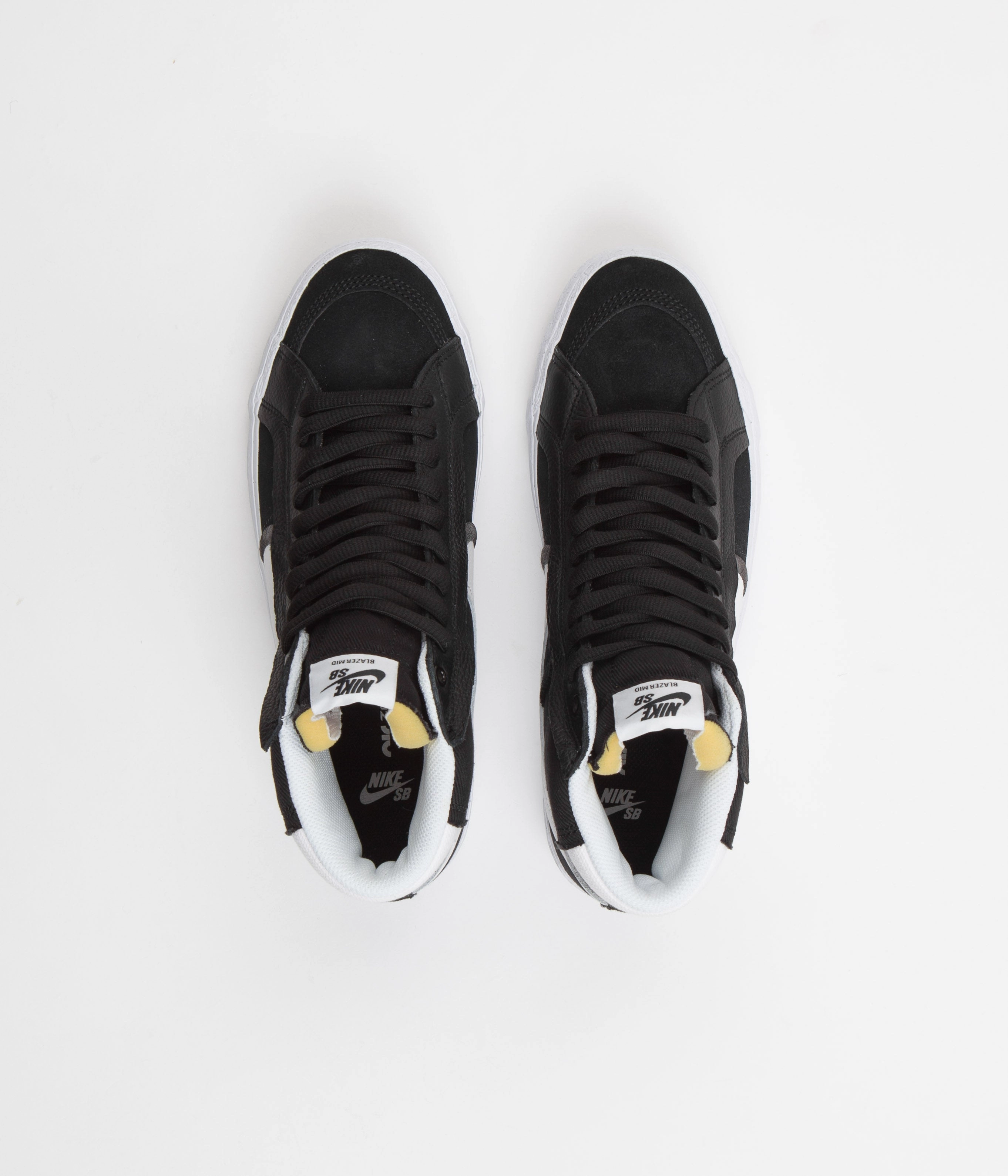 Nike SB Blazer Mid Premium Plus Shoes - Black / White Asics Shoes Gel Contend 9