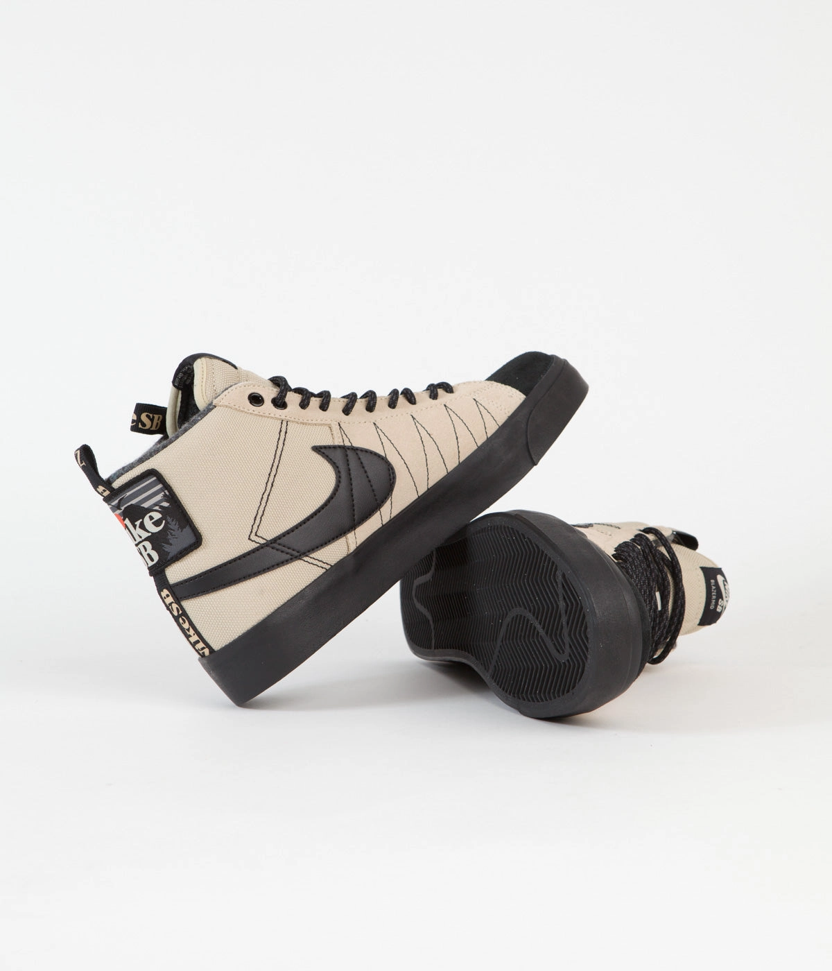 Asics Tiger Gel Mai Shoes Nike SB Blazer Mid Premium Shoes - Rattan / Black - Rattan - Safety Orange